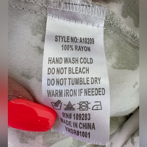 Surf Gypsy Wrap Top Tie Dye Tie Front Long Sleeves Medium Cover Up Shrug Medium - Picture 13 of 13